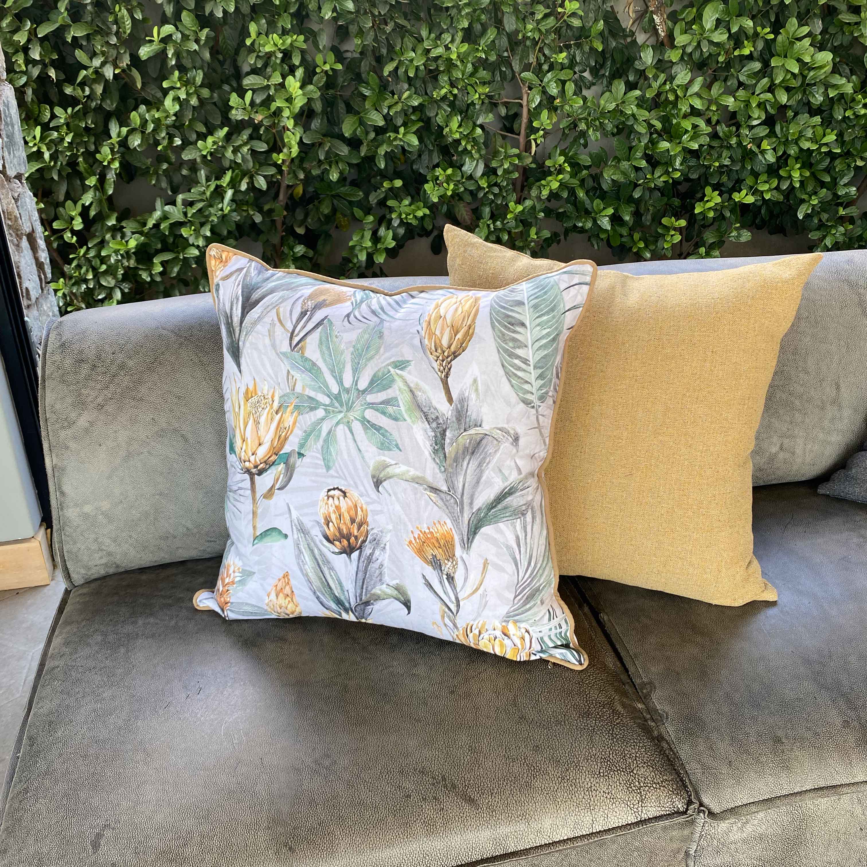 Soft Gold Plush Scatter Cushion main image 1